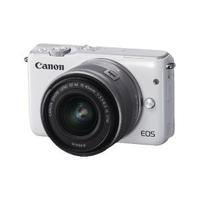 Canon EOS M10 CSC Camera With 15-45mm Lens White