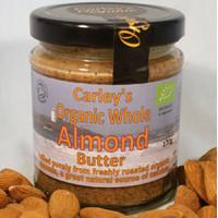 carleys organic whole almond butter 170g