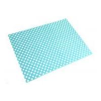 camelot fabrics spotty printed hard craft felt sky blue