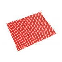 camelot fabrics spotty printed soft craft felt red