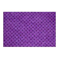 Camelot Fabrics Spotty Printed Hard Craft Felt Lavender Purple