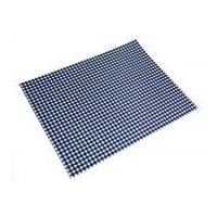 camelot fabrics gingham printed soft craft felt navy blue