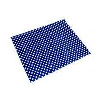 camelot fabrics spotty printed hard craft felt royal blue