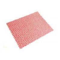 Camelot Fabrics Star Printed Hard Craft Felt Coral Pink