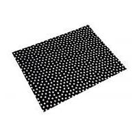 Camelot Fabrics Star Printed Hard Craft Felt Black