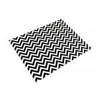 Camelot Fabrics Chevron Printed Hard Craft Felt Black