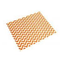 Camelot Fabrics Chevron Printed Hard Craft Felt Orange