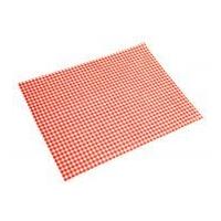 Camelot Fabrics Gingham Printed Hard Craft Felt Red