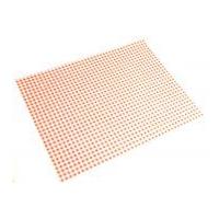 Camelot Fabrics Gingham Printed Hard Craft Felt Melon Pink