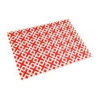 camelot fabrics trellis printed hard craft felt red