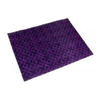 camelot fabrics trellis printed hard craft felt grape purple