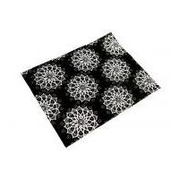 Camelot Fabrics Mandala Printed Hard Craft Felt Black