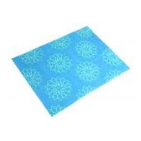 Camelot Fabrics Mandala Printed Soft Craft Felt Ocean Blue