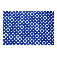 Camelot Fabrics Spotty Printed Hard Craft Felt Royal Blue