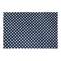 camelot fabrics spotty printed hard craft felt navy blue