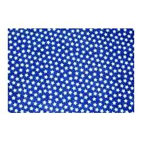 Camelot Fabrics Star Printed Hard Craft Felt Royal Blue