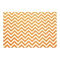 Camelot Fabrics Chevron Printed Hard Craft Felt Orange