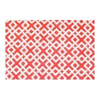 camelot fabrics trellis printed hard craft felt red