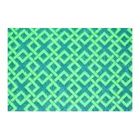 Camelot Fabrics Trellis Printed Hard Craft Felt Teal