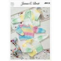 cardigans and sweater in james c brett baby marble dk jb012