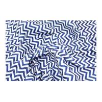 camelot fabrics chevron printed soft craft felt royal blue