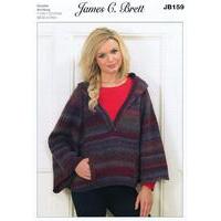 Cape in James C. Brett Marble DK (JB159)