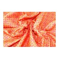 camelot fabrics trellis printed soft craft felt orange