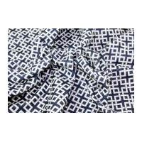 Camelot Fabrics Trellis Printed Soft Craft Felt Navy Blue