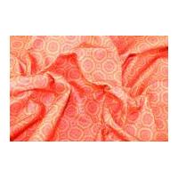 Camelot Fabrics Polygon Printed Soft Craft Felt Orange
