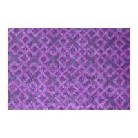 Camelot Fabrics Trellis Printed Hard Craft Felt Grape Purple