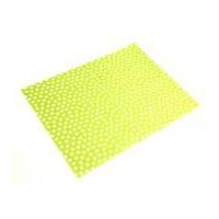 Camelot Fabrics Star Printed Hard Craft Felt Chartreuse Green