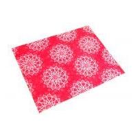 camelot fabrics mandala printed hard craft felt raspberry pink