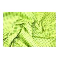 Camelot Fabrics Spotty Printed Soft Craft Felt Chartreuse Green