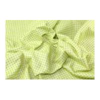 camelot fabrics gingham printed soft craft felt chartreuse green