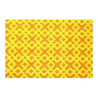 Camelot Fabrics Trellis Printed Hard Craft Felt Lemon Yellow