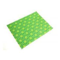 Camelot Fabrics Polygon Printed Soft Craft Felt Chartreuse Green