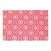 camelot fabrics polygon printed hard craft felt raspberry pink