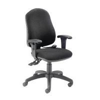 Cappela Intro Posture Chair Plus Arms Black