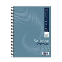 Cambridge Everyday A4 Plus Wirebound Notebook 200 Pages Pack of 3
