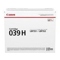 Canon 039H Black High Yield 25, 000 Pages Toner Cartridge 0287C001H