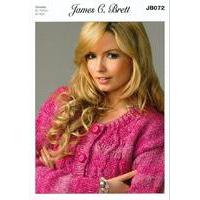 cardigan in james c brett marble chunky jb072