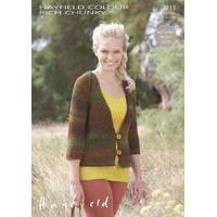 Cardigan in Hayfield Colour Rich...