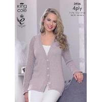 cardigans in king cole bamboo 4 ply 3926