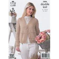 cardigans in king cole giza cotton dk 3896