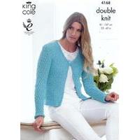 Cardigan and Sweater in King Cole DK (4168)