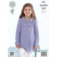 Cardigans in King Cole Bamboo Cotton (4321)