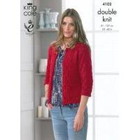 Cardigan and Waistcoat in King Cole DK (4102)