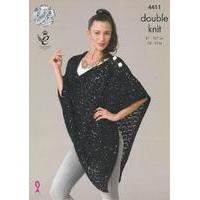cardigan shrug and wrap in king cole galaxy dk 4411