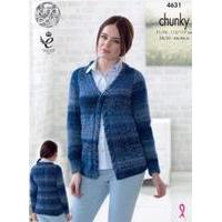 Cardigans in King Cole Cotswold Chunky (4631)