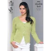 cardigan and top in king cole smooth dk 3941